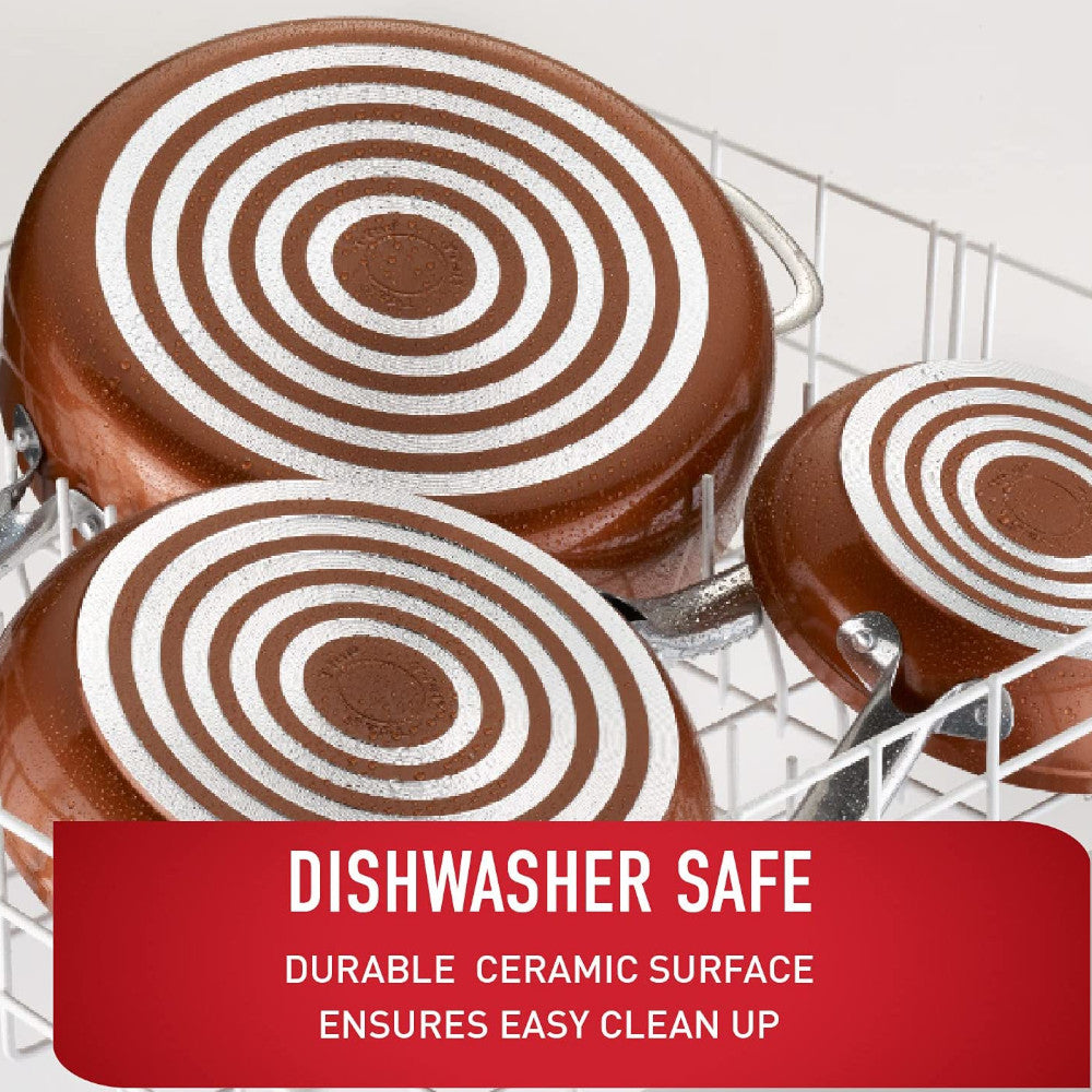 T-FAL Endura 10" Copper Ceramic Frypan - C4100564