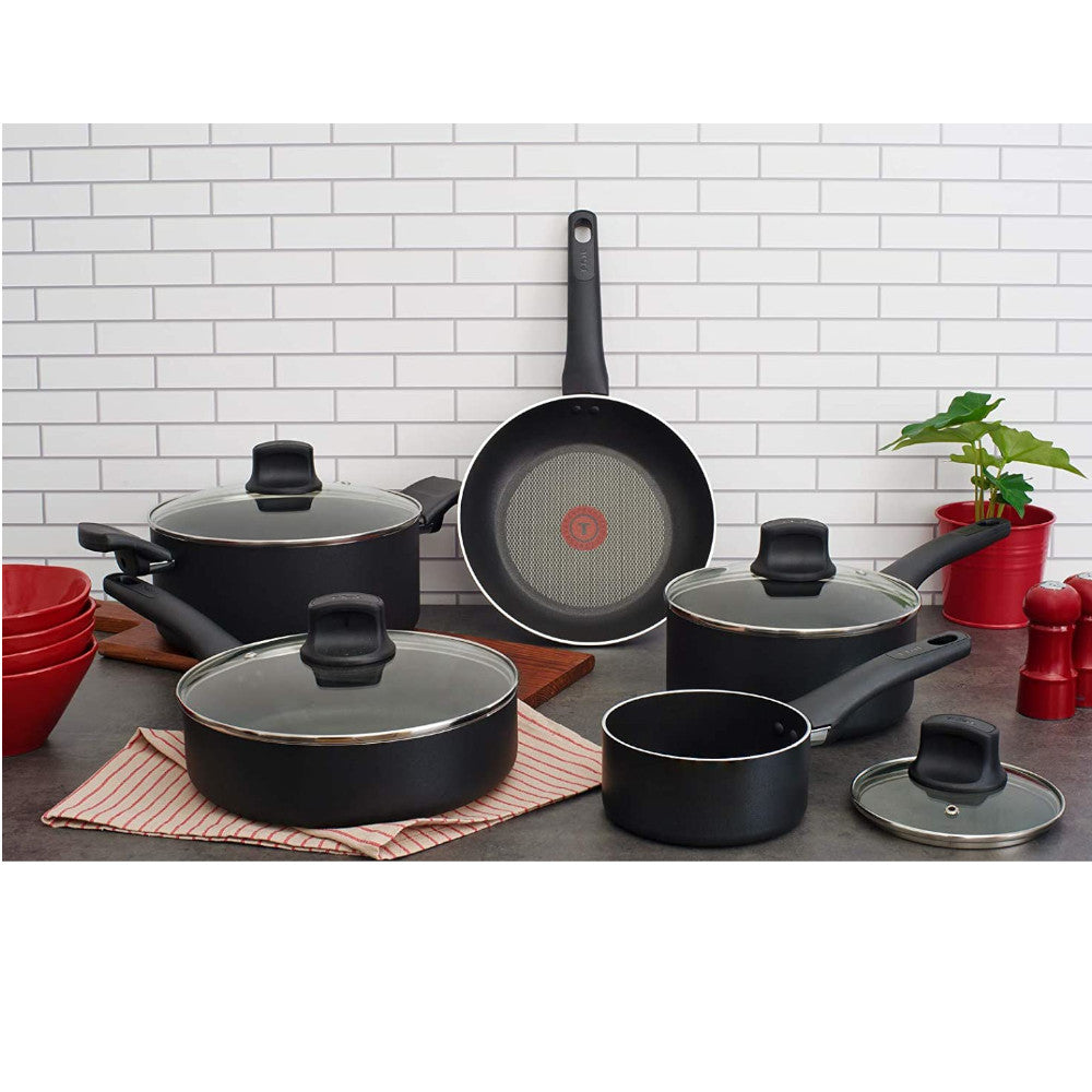 Batterie de cuisine antiadhésive T-FAL Intuition 9 pièces - Emballage imparfait avec garantie complète - C526SC54