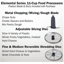 Load image into Gallery viewer, CUISINART Elemental 11-cup food processor with dicing kit - CFP-11DGMPCC
