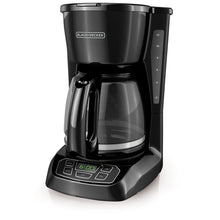 Load image into Gallery viewer, BLACK + DECKER 12-Cup Black Programmable Coffee Maker - Factory Certified with Full Warranty - CM1105BC
