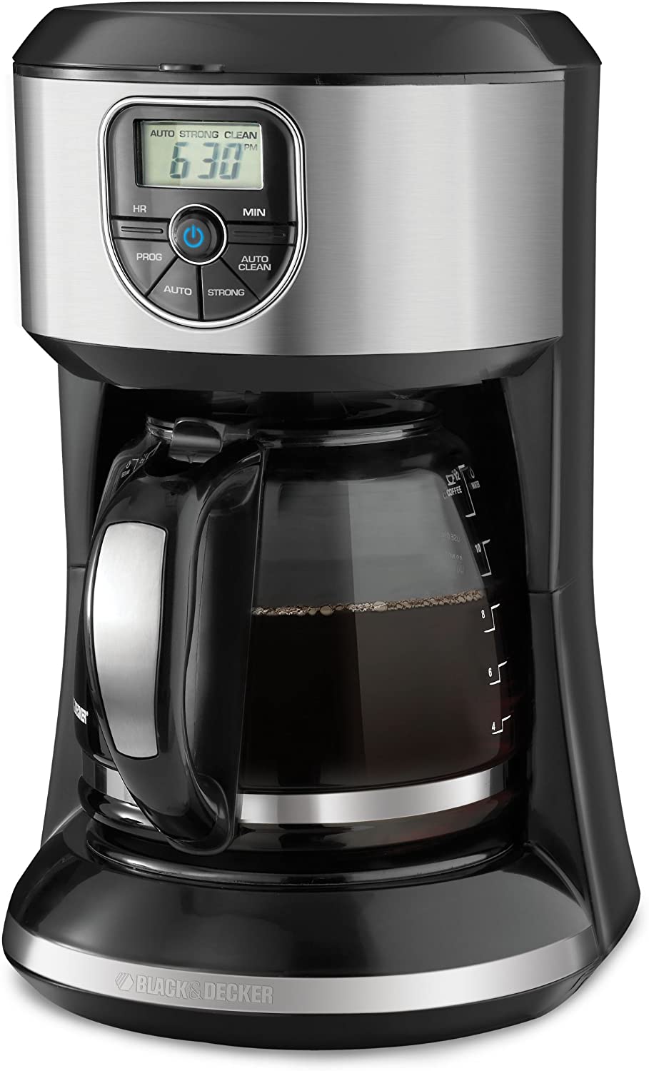 Cafetière programmable 12 tasses BLACK+DECKER - Certifiée en usine avec garantie complète - CM4000SC