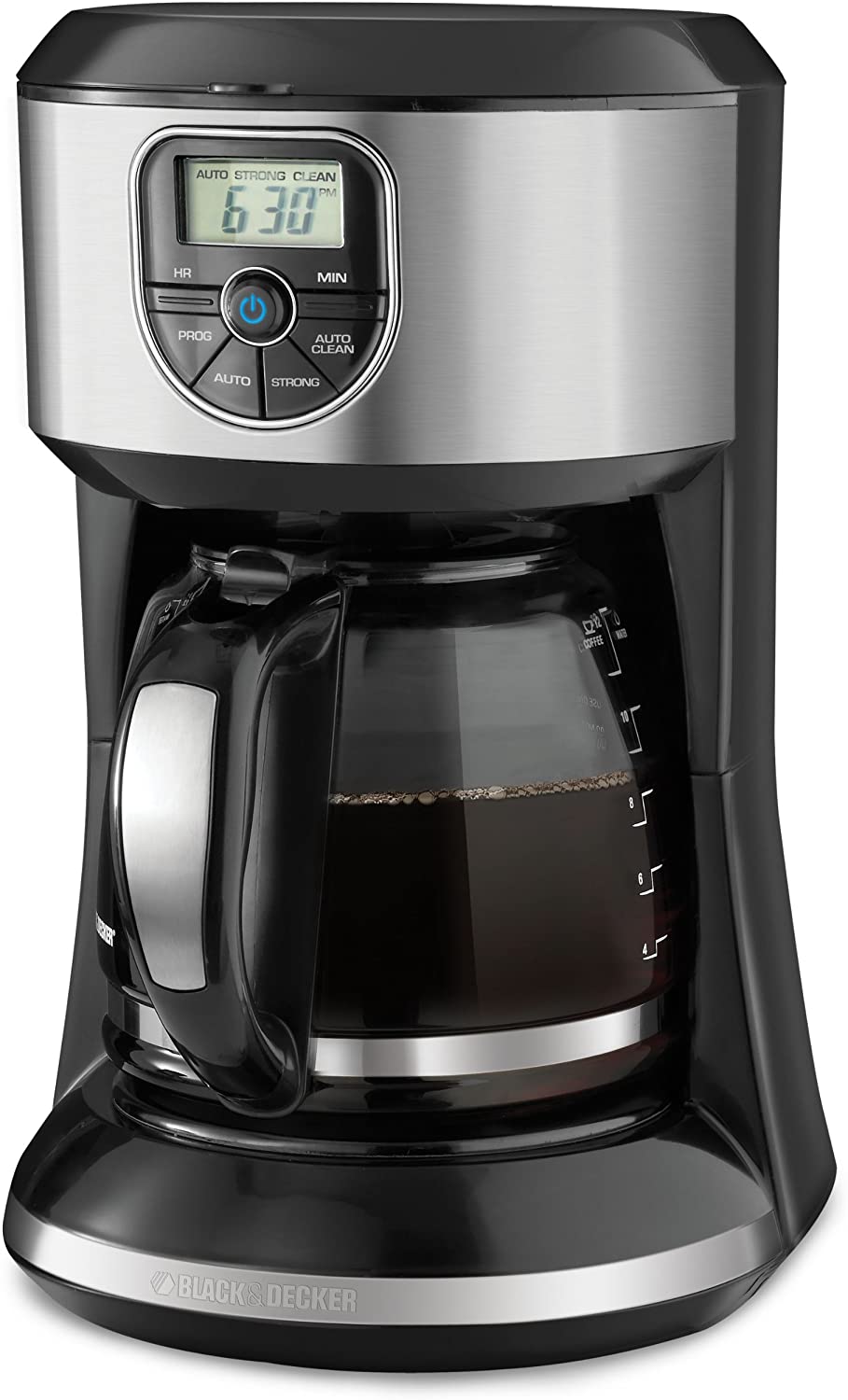 BLACK+DECKER 12 Cup Programmable Coffee Maker - Factory Certified with Full Warranty - CM4000SC