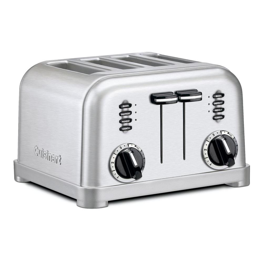 Grille-pain classique en métal à 4 tranches CUISINART - Remis à neuf avec garantie Cuisinart - CPT-180