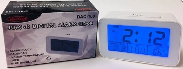 WELLSON Jumbo Digital Alarm Clock - DAC-100