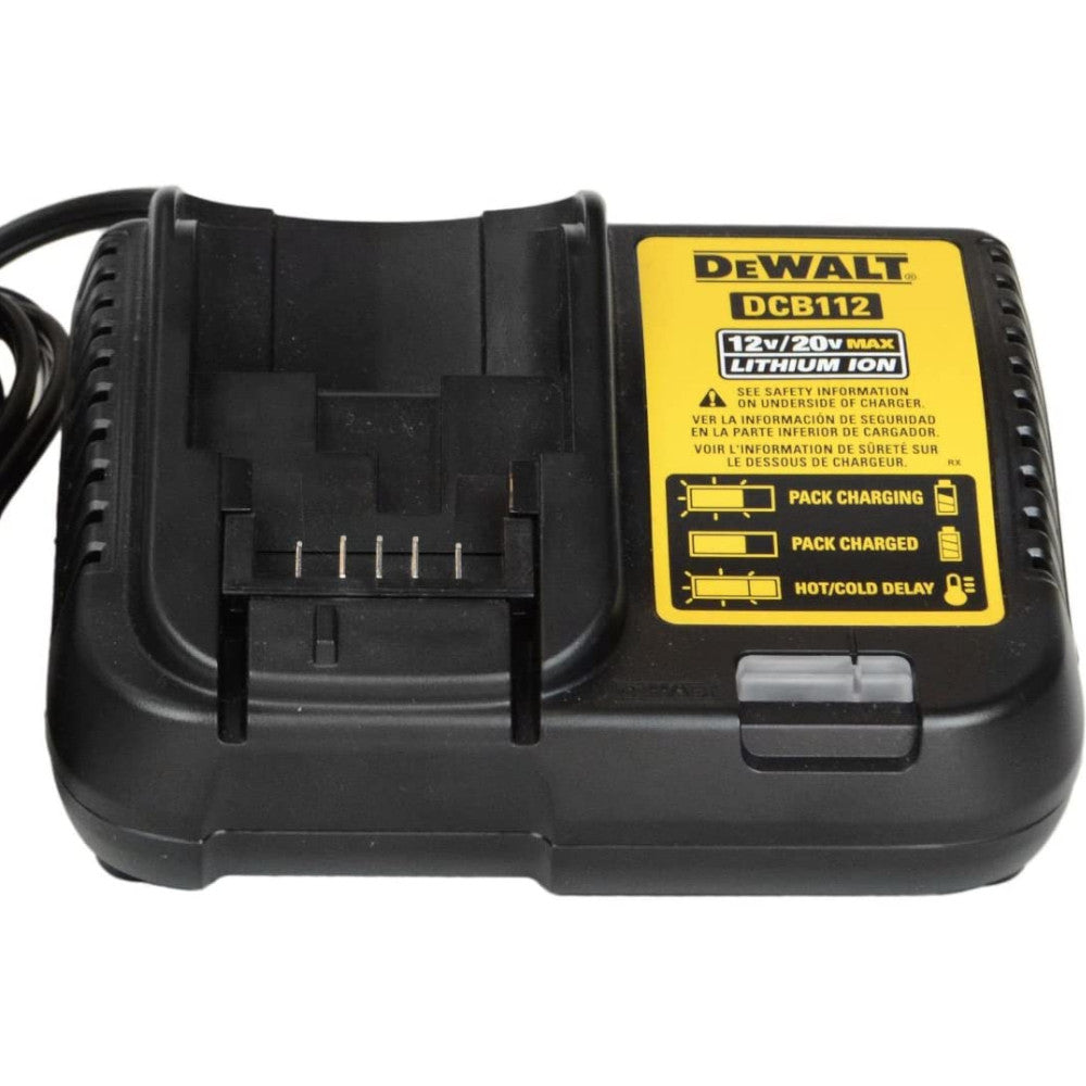 Chargeur de batterie au lithium DEWALT 12/20 V - DCB112