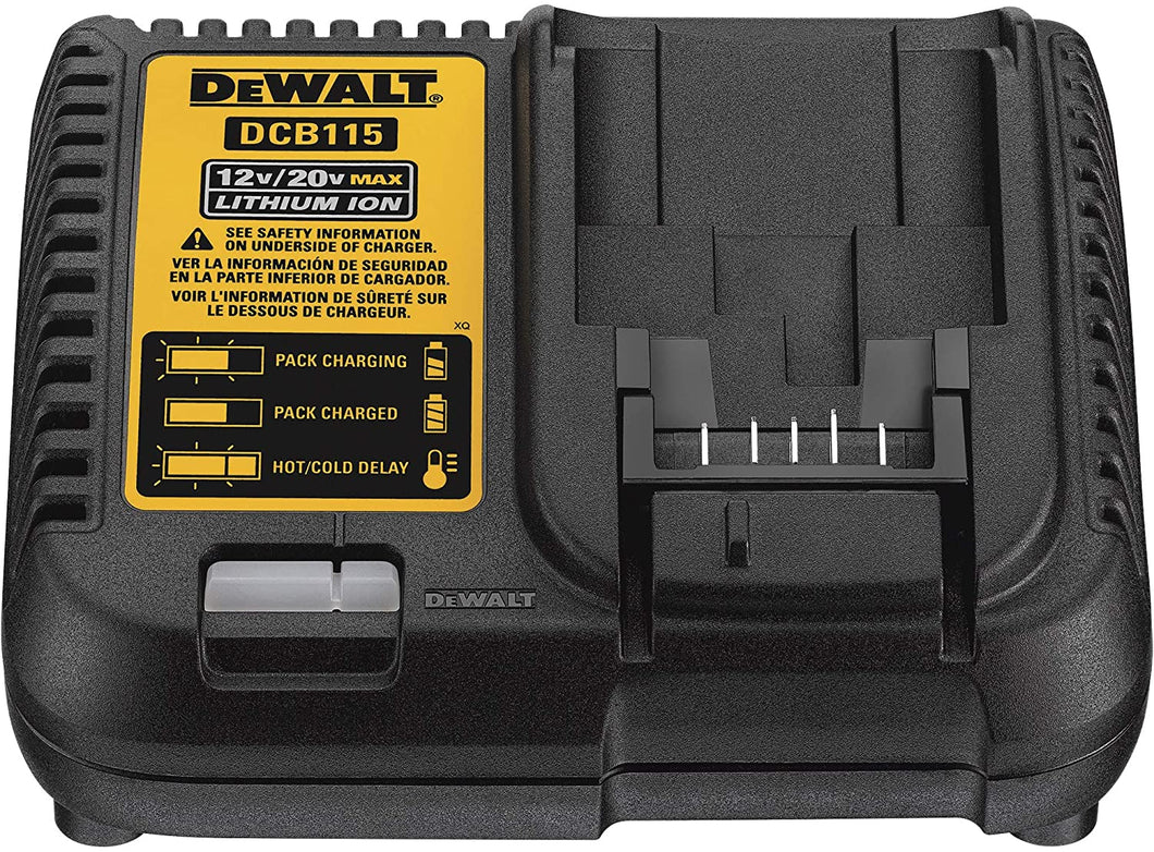 Chargeur de batterie au lithium DEWALT 12-20 V - DCB115