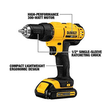 Load image into Gallery viewer, DEWALT 20V Lithium-Ion Compact Drill Kit - Refurbished with Full Manufacturer Warranty - DCD771C2
