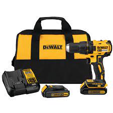 DEWALT Kit de perceuse compacte sans balais 20 V - Remis à neuf avec garantie complète du fabricant - DCD777C2