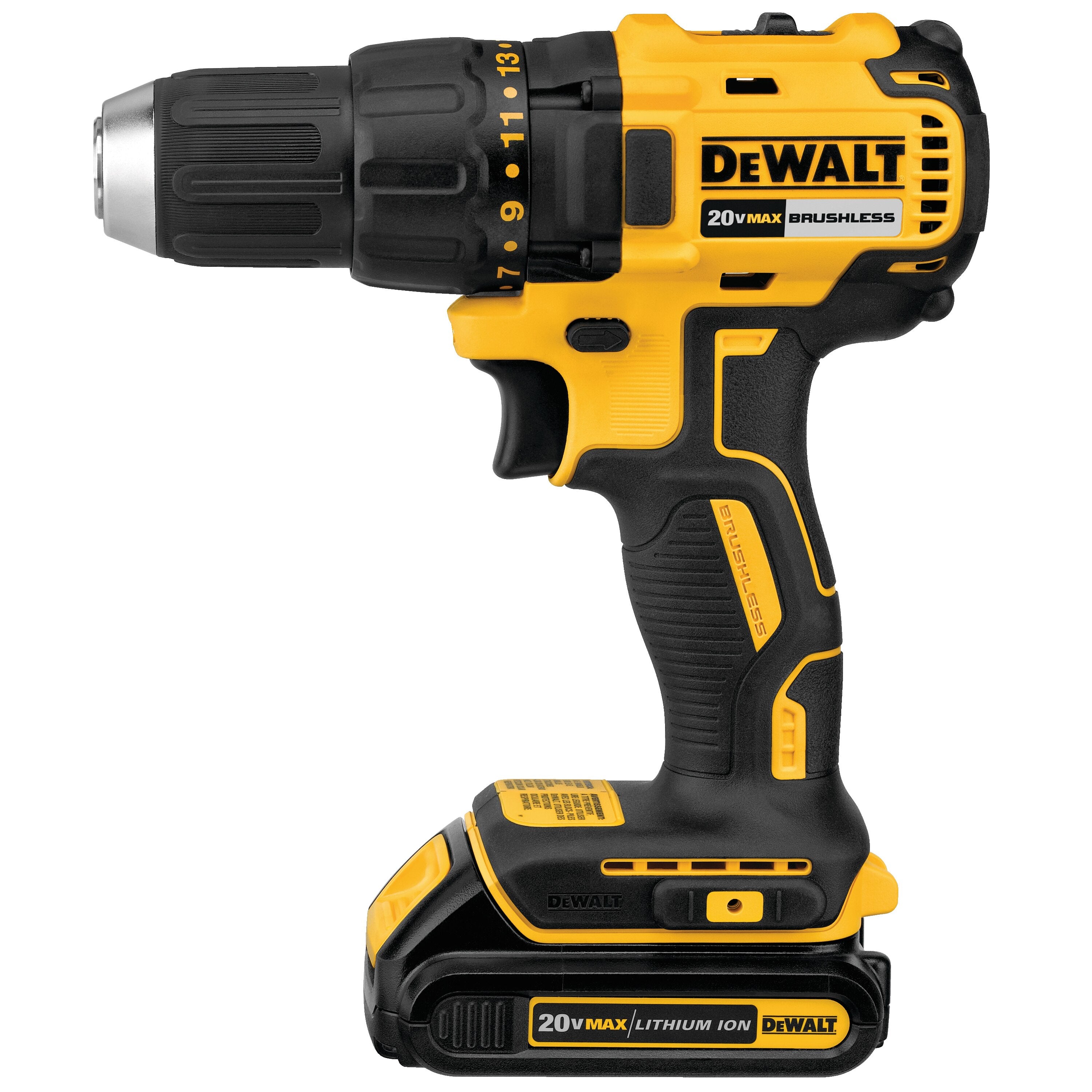 DEWALT Kit de perceuse compacte sans balais 20 V - Remis à neuf avec garantie complète du fabricant - DCD777C2