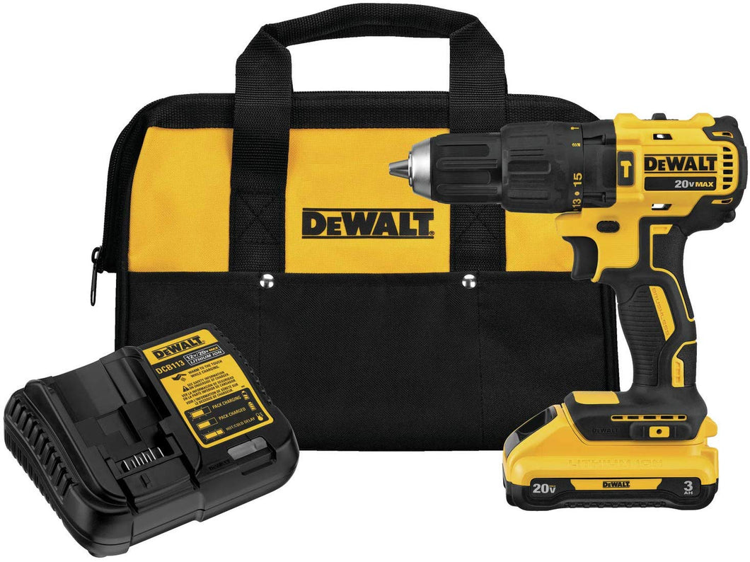 DEWALT 20V Compact Brushless Hammer Drill - Refurbished with Full Manufacturer Warranty - DCD778C1