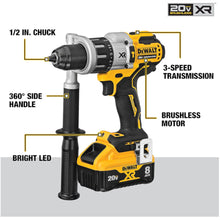 Load image into Gallery viewer, DEWALT 8AH 20V MAX XR Rotary Hammer/Drill - Refurbished with Manufacturer Warranty - DCD998W1
