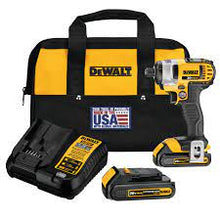Load image into Gallery viewer, DEWALT 20V Lithium-Ion 1/4 in. Impact Driver Kit - Refurbished with Full Manufacturer Warranty - DCF885C2
