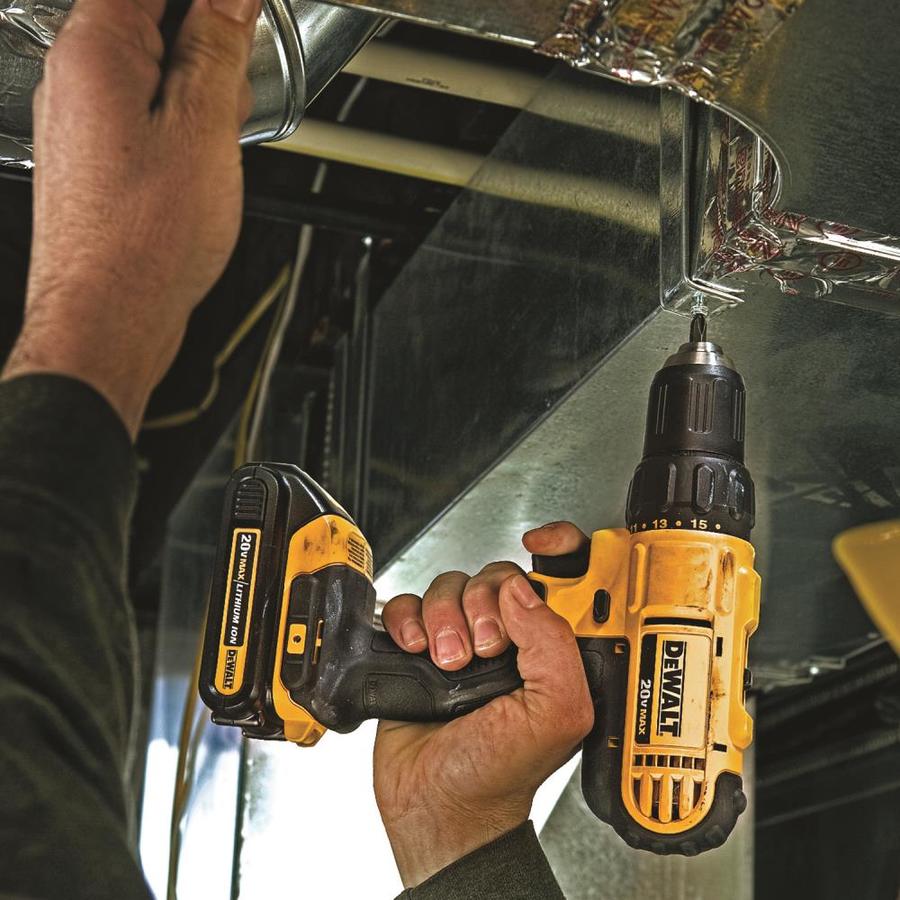 DEWALT 20V Max Drill Impact Driver Combo Kit Refurbished with Manu Home Essentials Outlet