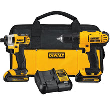 Charger l&#39;image dans la galerie, DEWALT Kit combiné perceuse et visseuse à percussion 20 V Max - Remis à neuf avec garantie du fabricant - DCK240C2
