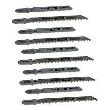 DEWALT 10-Piece T-Shank Jig Saw Blade Set - DW3741C