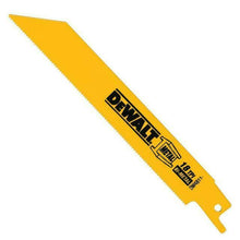 Load image into Gallery viewer, DEWALT 6&quot; 18 TPI Metal Cutting Reciprocating Saw Blades (5 pack) - DW4811

