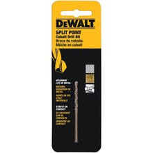 Load image into Gallery viewer, DEWALT 9/64-Inch Split Point Industrial Cobalt Drill Bit - DWA1209
