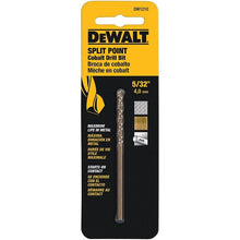 Charger l&#39;image dans la galerie, DEWALT Foret industriel au cobalt à pointe fendue de 5/32 po - DWA1210
