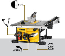 Load image into Gallery viewer, DEWALT 8-1/4 in. Compact Jobsite Table Saw - Refurbished with Dewalt Warranty - DWE7485
