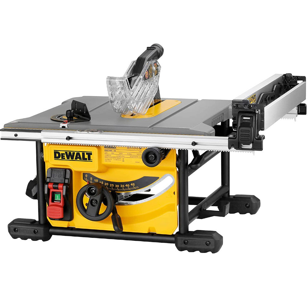 DEWALT Scie à table de chantier compacte de 8 1/4 po - Remis à neuf avec la garantie Dewalt - DWE7485