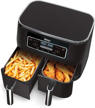 Load image into Gallery viewer, NINJA Foodi 4-in-1, 8-qt., 2-Basket Air Fryer with DualZone Technology - Factory serviced with Home Essentials warranty - DZ100
