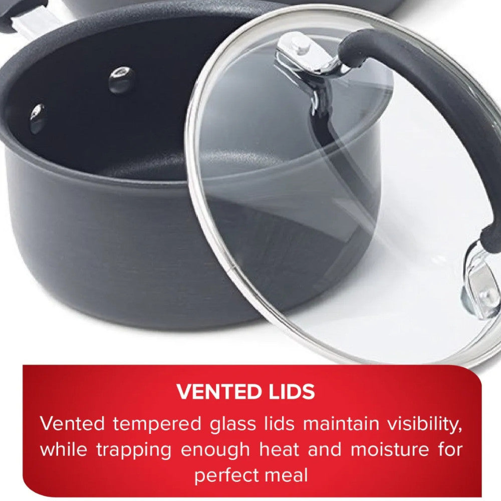 T-FAL Ultimate Hard Anodized Non-Stick 12 pc set - E765SC75