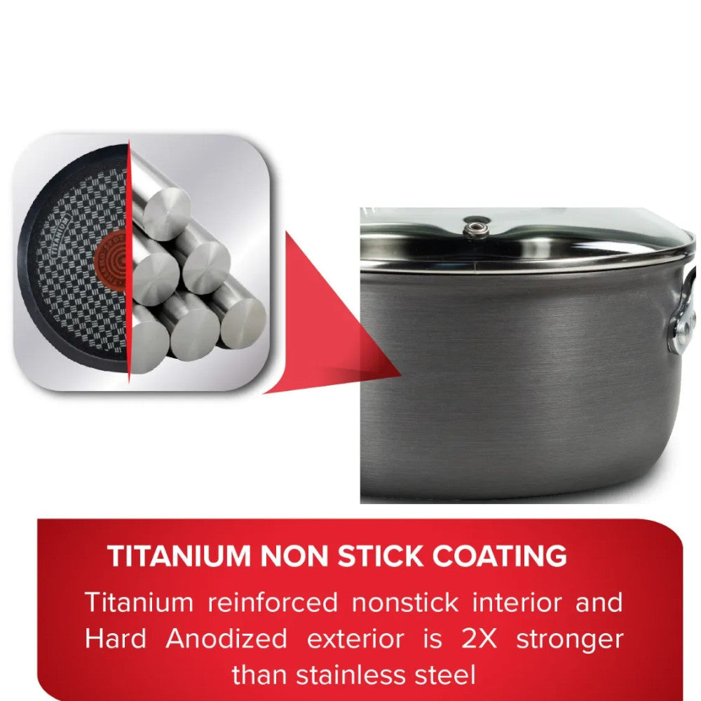 T-FAL Ultimate Hard Anodized Non-Stick 12 pc set - E765SC75