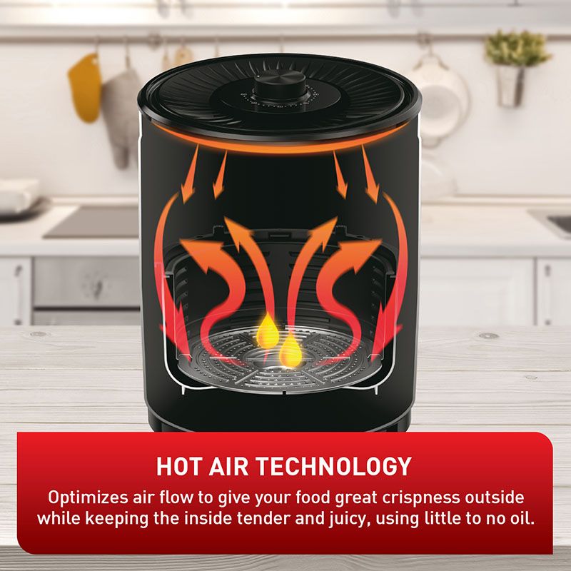 Friteuse à air T-FAL Easy Fry 3,5 L - Emballage défectueux avec garantie complète - EY120850