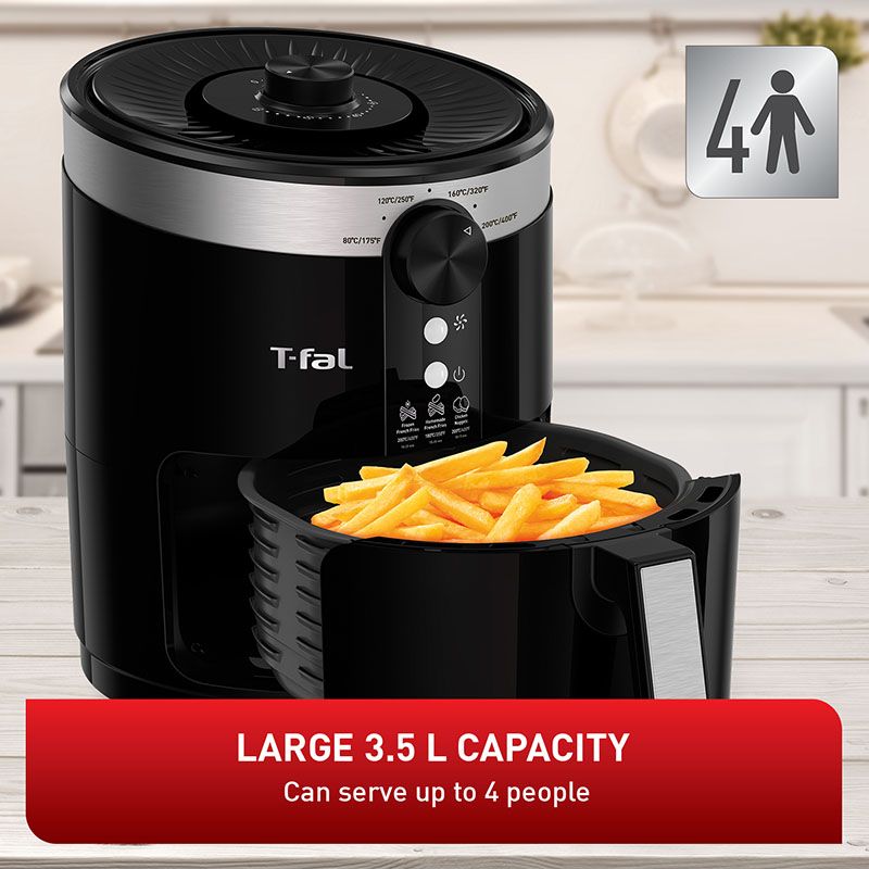 Friteuse à air T-FAL Easy Fry 3,5 L - Emballage défectueux avec garantie complète - EY120850