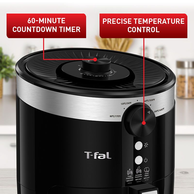 Friteuse à air T-FAL Easy Fry 3,5 L - Emballage défectueux avec garantie complète - EY120850