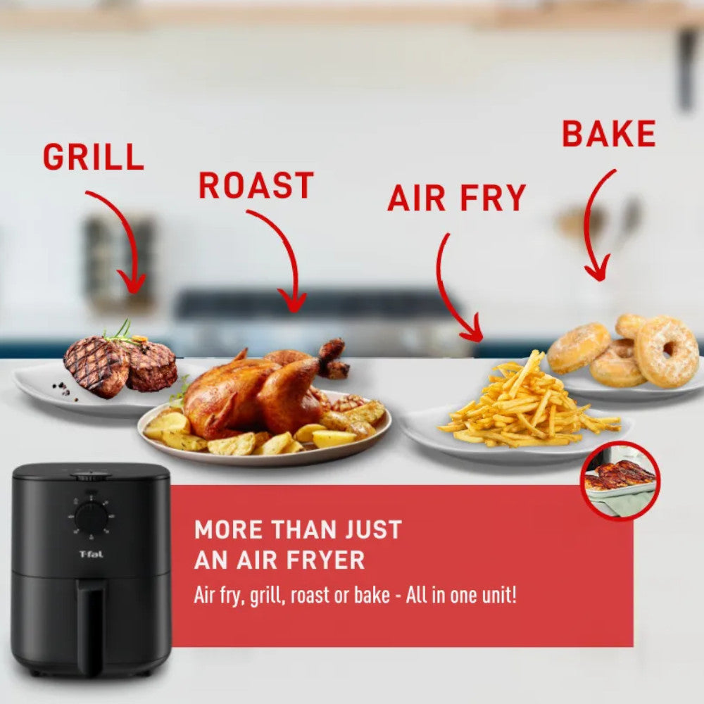 T-FAL 3.5l Easy Fry+ Air Fryer - Blemished package with full warranty - EY130850