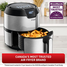 Load image into Gallery viewer, T-FAL 4.2L Digital Stainless Steel Prestige Air Fryer - Blemished package with full warranty - EY403D50
