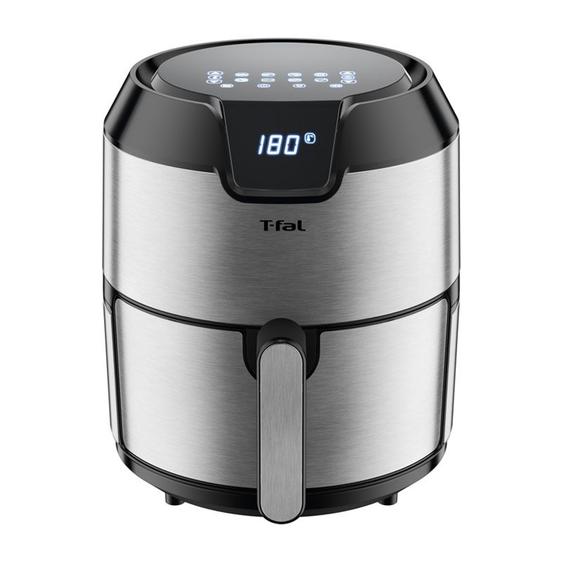 T-FAL 4.2L Digital Stainless Steel Prestige Air Fryer - Blemished package with full warranty - EY403D50