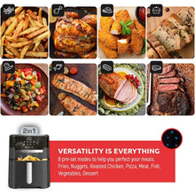 Load image into Gallery viewer, T-FAL Easy Fry Air Fryer &amp; Grill 2 in1 XL Air Fryer - Blemished package with full warranty - EY505850
