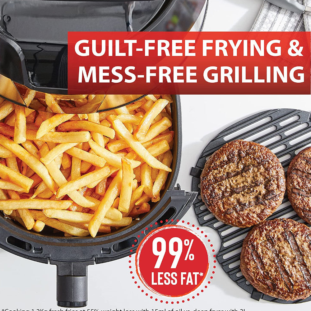 T-FAL Easy Fry XXL Air Fryer & Grill Combo - Blemished package with full warranty - EY705D51G2