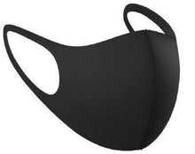Charger l&#39;image dans la galerie, Masque facial noir réutilisable FASHION - FASHIONMASK 
