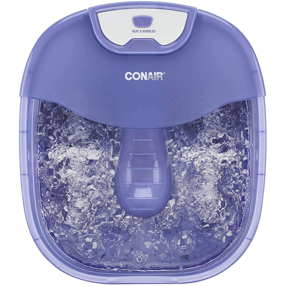 CONAIR Heat Sense Foot And Pedicure Spa With Heated Bubble Massage - FB90C