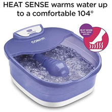 Load image into Gallery viewer, CONAIR Heat Sense Foot And Pedicure Spa With Heated Bubble Massage - FB90C
