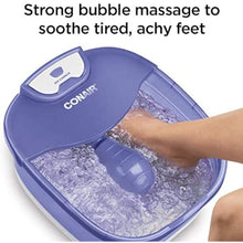 Load image into Gallery viewer, CONAIR Heat Sense Foot And Pedicure Spa With Heated Bubble Massage - FB90C
