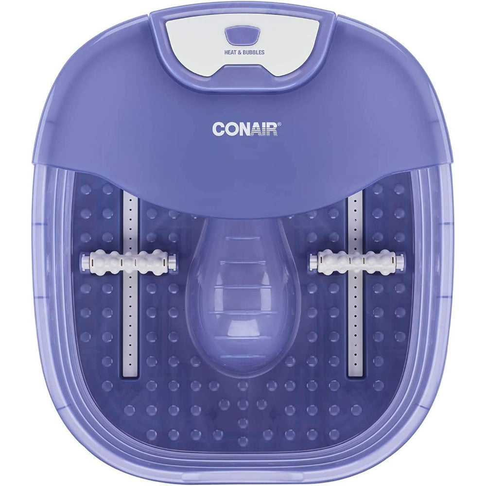 CONAIR Heat Sense Foot And Pedicure Spa With Heated Bubble Massage - FB90C