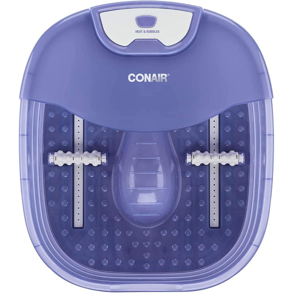 CONAIR Heat Sense Foot And Pedicure Spa With Heated Bubble Massage - FB90C
