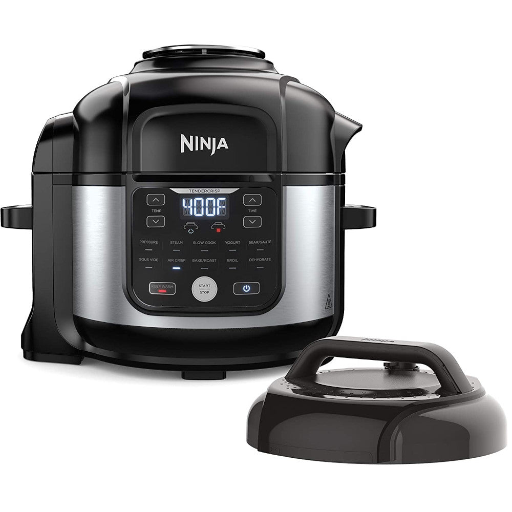 NINJA Foodi 11-en-1 Pro 6,5 pintes. Autocuiseur et friteuse à air – Entretenu en usine avec la garantie Home Essentials – FD302