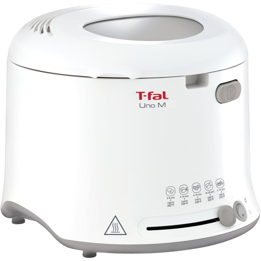 T-FAL Uno Compact White Deep Fryer - Blemished package with full warranty - FF123151