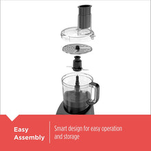 Load image into Gallery viewer, BLACK + DECKER 2-in-1 12 Cup Food Processor and Blender - Factory Certified with Full Warranty - FP5500BC
