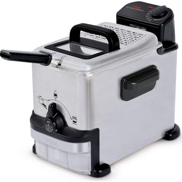 Deep Fryer with Automatic Oil Filter (FR800051) - Stainless Steel, 3.5 L