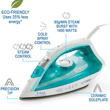 Charger l&#39;image dans la galerie, Fer à vapeur T-FAL Eco Master - Emballage défectueux avec garantie complète - FV1742
