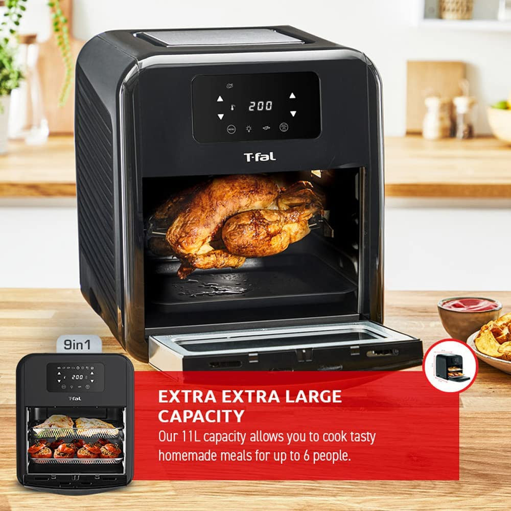 T-FAL Easy Fry Toast Oven and Grill 9-in-1 air fryer oven - Blemished package with full warranty - FW501850