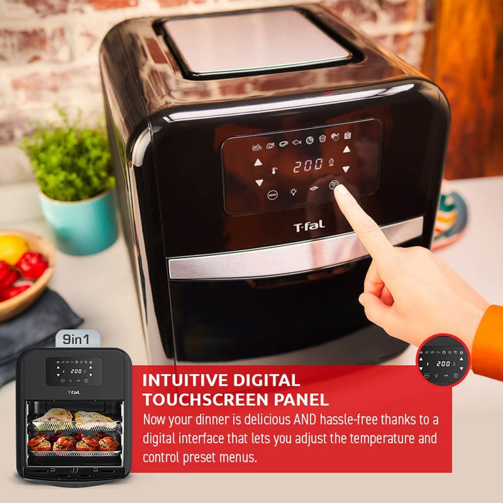 T-FAL Easy Fry Toast Oven and Grill 9-in-1 air fryer oven - Blemished package with full warranty - FW501850
