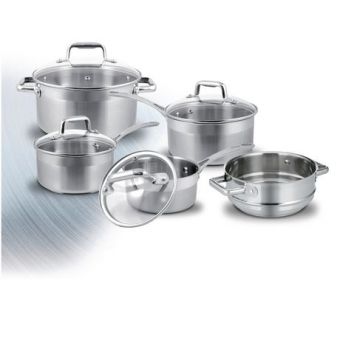 Ensemble de pots Inspire T-FAL 9 pièces - Emballage imparfait avec garantie complète - G707S974 
