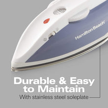 Load image into Gallery viewer, HAMILTON BEACH Travel Iron and Steamer - 10092
